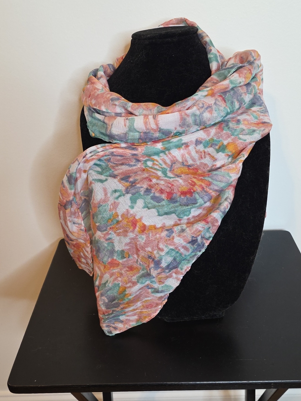 Lightweight Floral Multicolor Women's Scarf - Brand